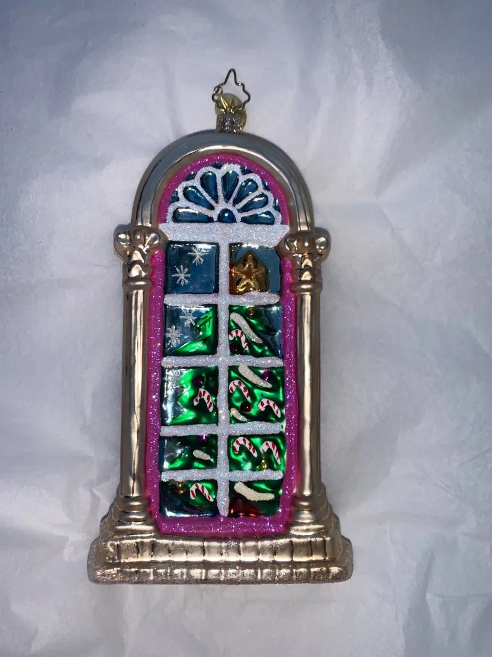 VINTAGE Christopher Radko 12 Days of Christmas Ornament No 10 Downing Street